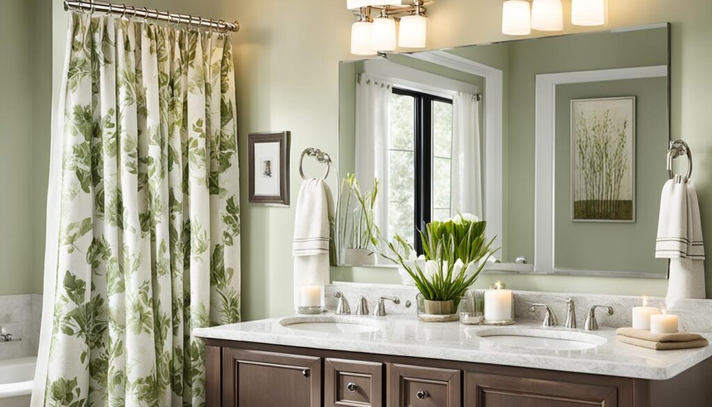 bathroom staging