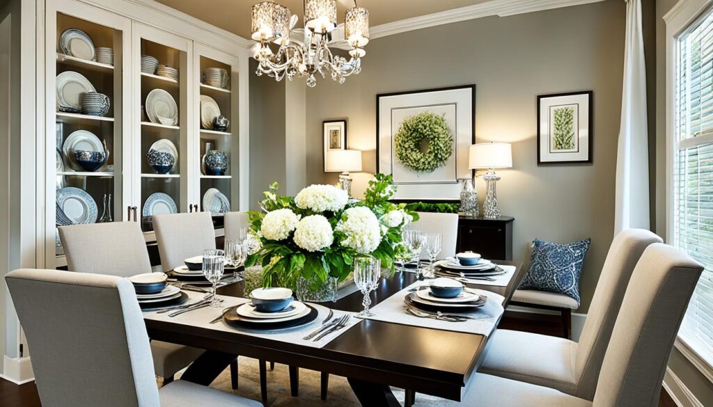 dining room staging dining room staging
